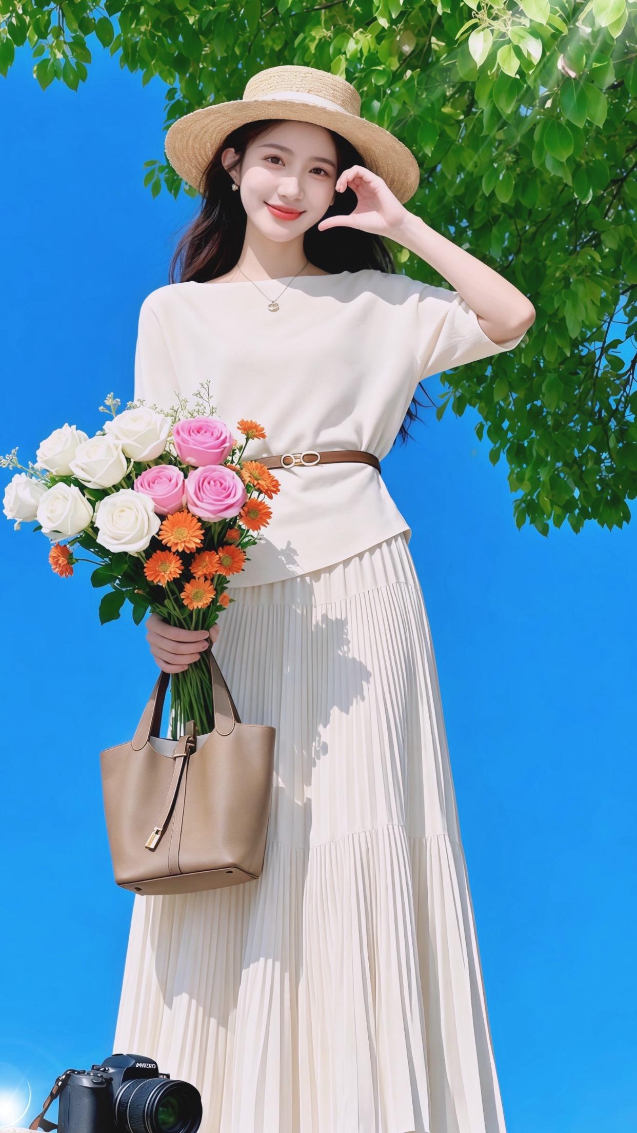 穿出自己的风格不惧时光优雅到老 裙子太漂亮了我也跟个风 美美的裙子飘起来 我的闲