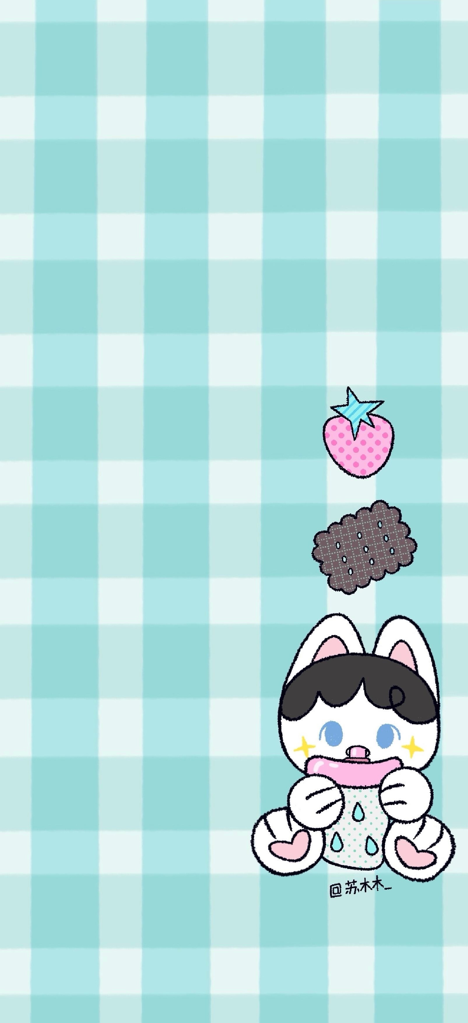 🎐𝑺𝒉𝒂𝒓𝒆：壁纸✖️可爱·“人生时常下雨 我反复被淋湿 然后放晴”