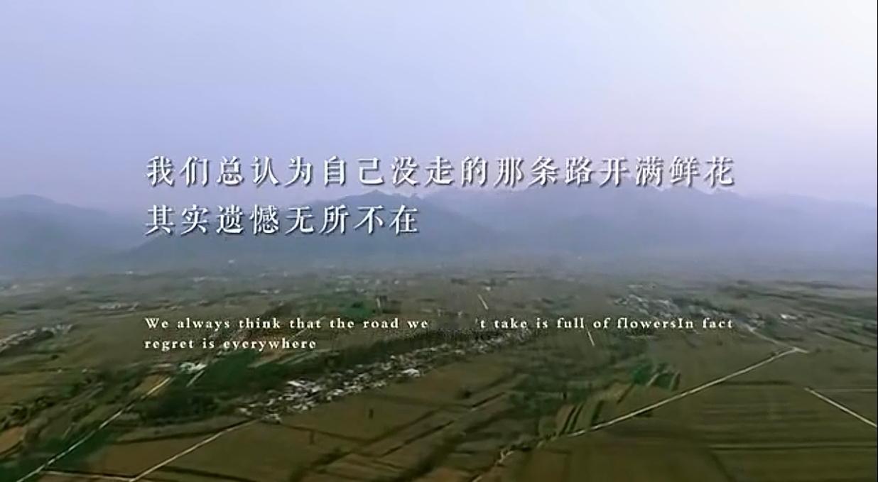 总以为自己没走的那条路开满鲜花，
其实遗憾无所不在