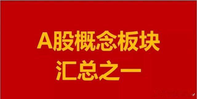 A股概念板块汇总之一。1、机器人概念板块：超研股份、丰茂股份、均普智能、威派格、