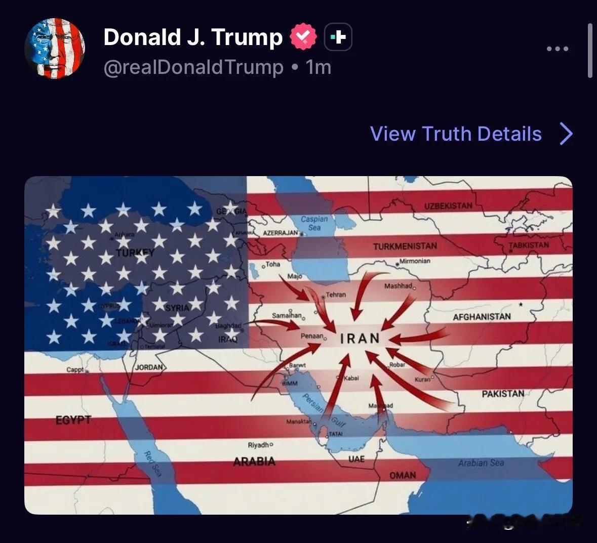 特朗普总统刚刚在真实社交上发布了这个

🇺🇸🇮🇷‼️‼️‼️‼️‼️‼️