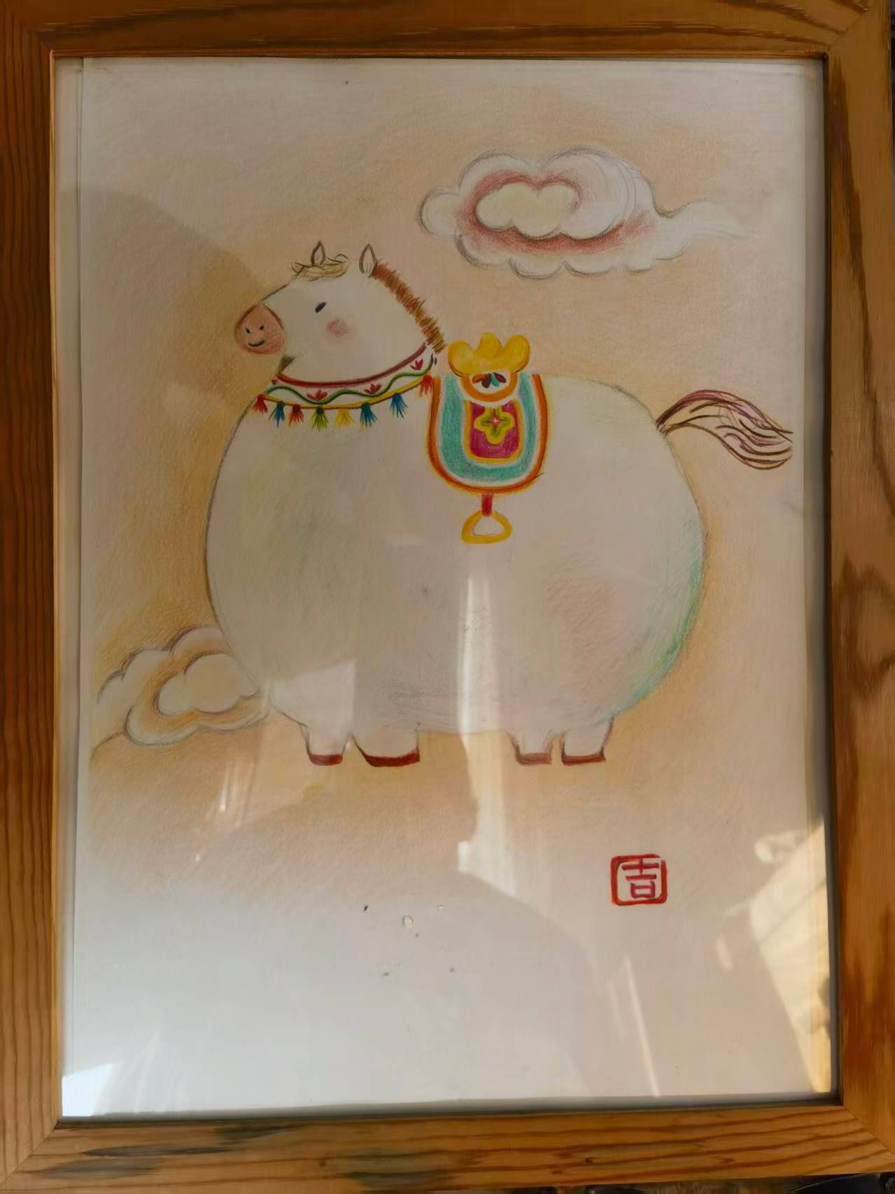 *碎碎念*大姨妈如约而至，床上躺了一天。唉，真是的，希望明天如常吧...大新为马