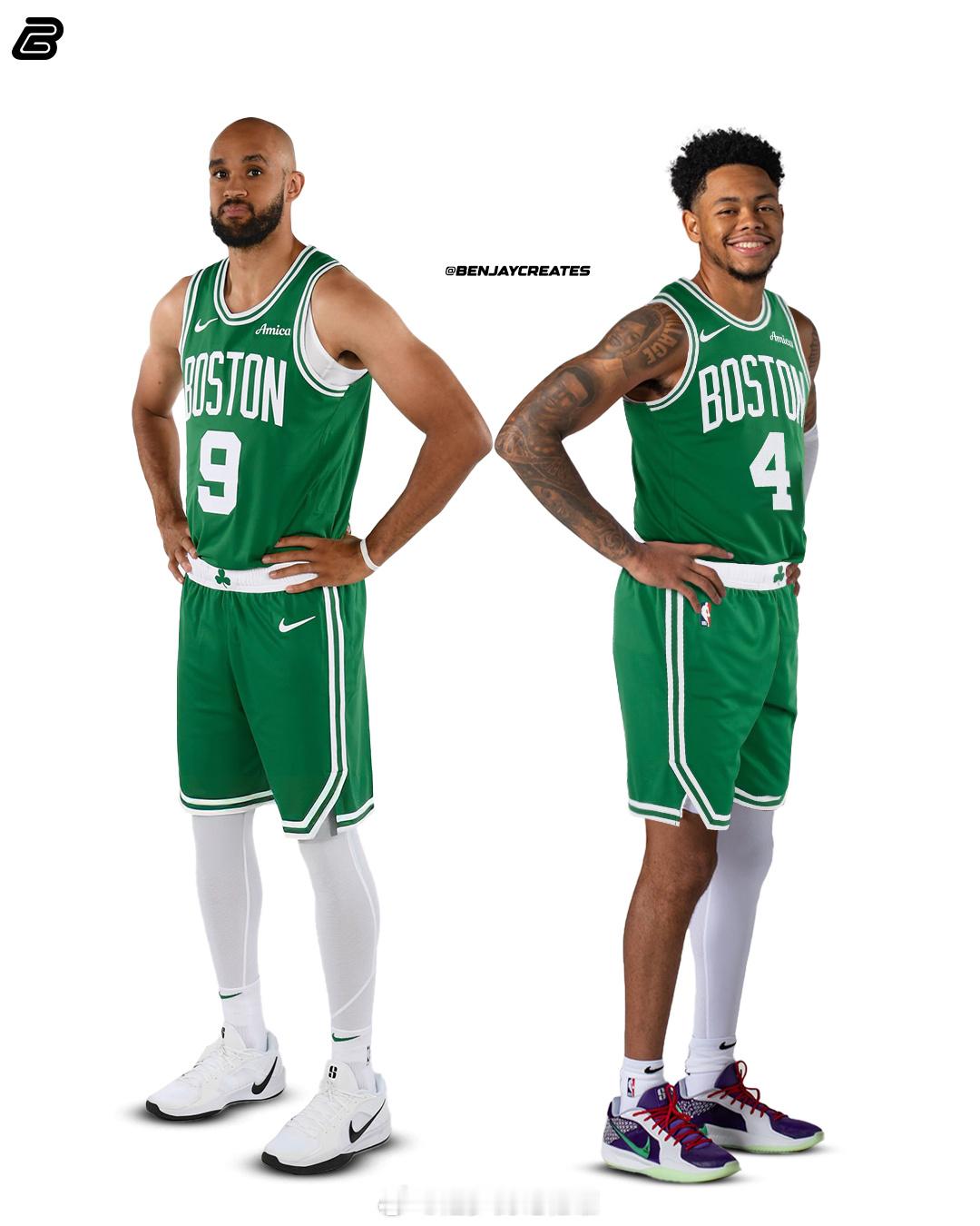 凯尔特人新的后场组合：White / Simmons ☘️白朱组合也成为历史😭