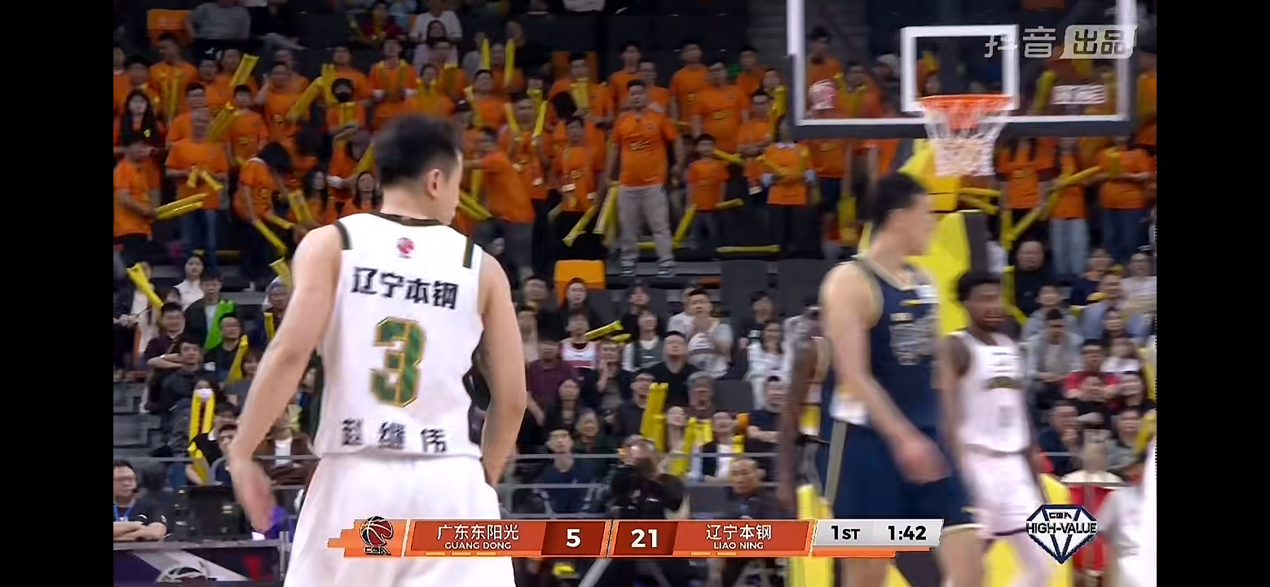 广东宏远第一节有点不在状态 