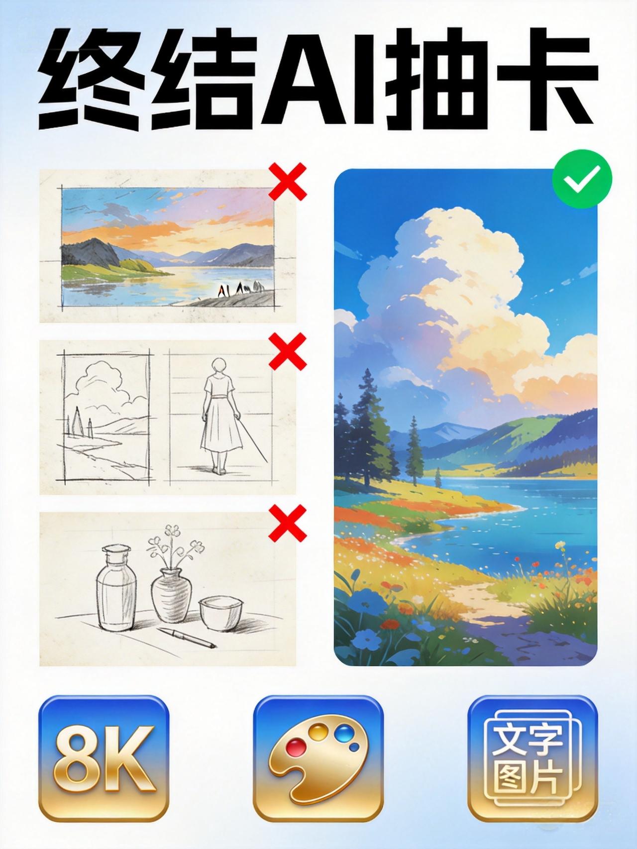 商汤新模型终结AI抽卡：出图直接商用，不用刷了

用AI出过图的朋友都知道，最烦