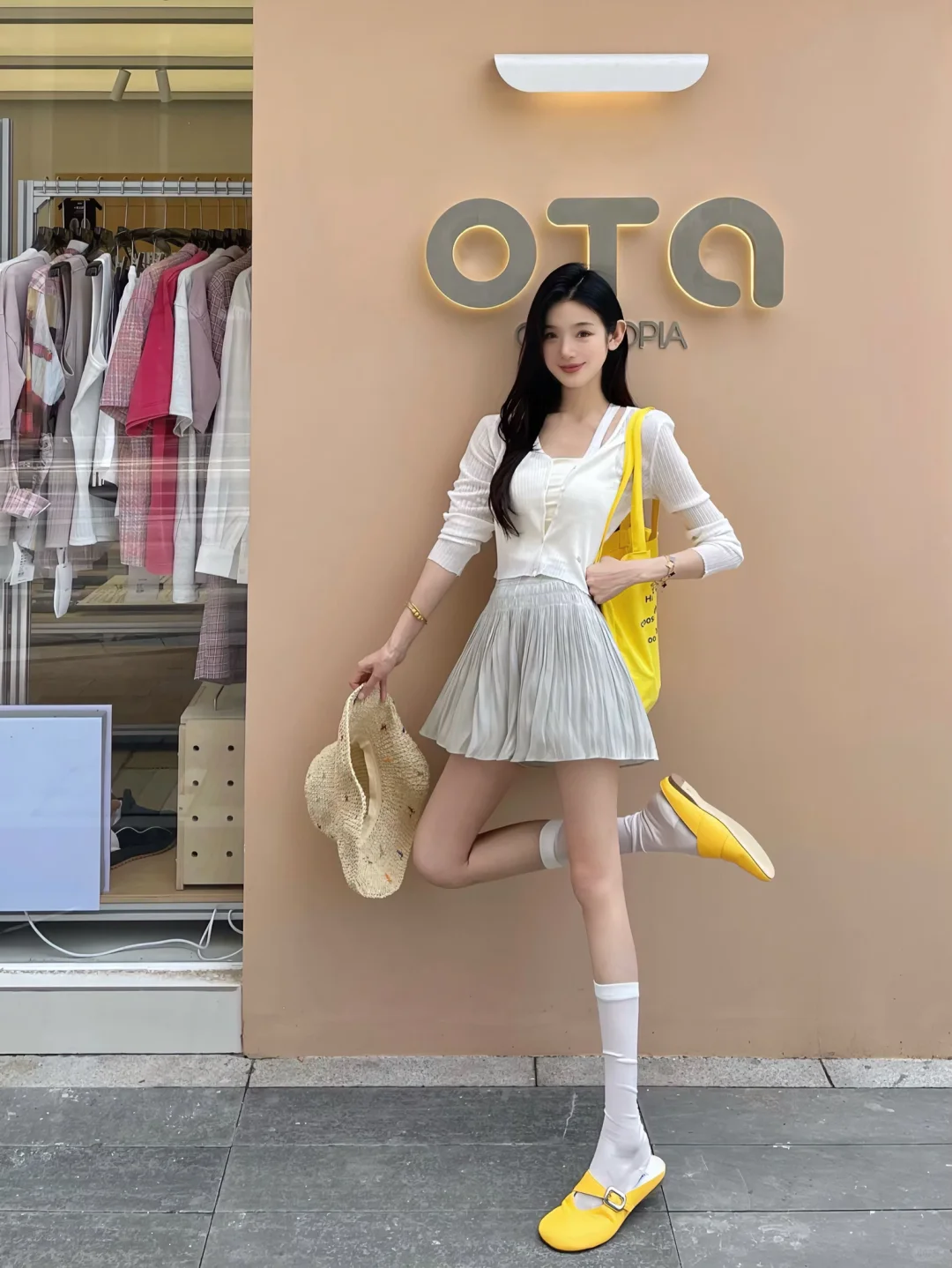 173 96斤的腿 巨巨巨显瘦小裙子