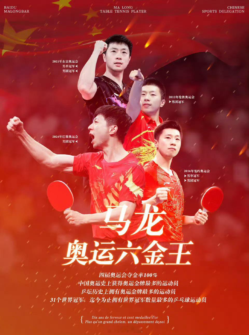 #马龙微笑着宣布将与奥运赛场告别#只是最后一站奥运会，后面还有乒超、全运会，世锦