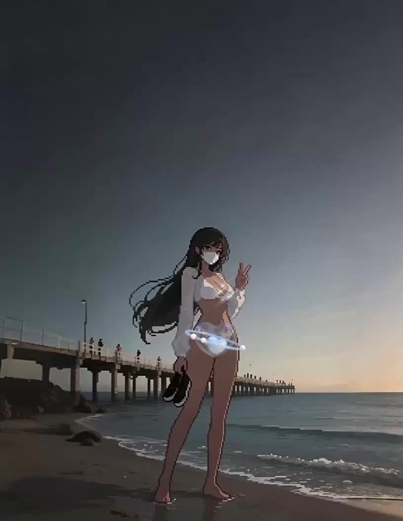 海边穿搭无不良引导