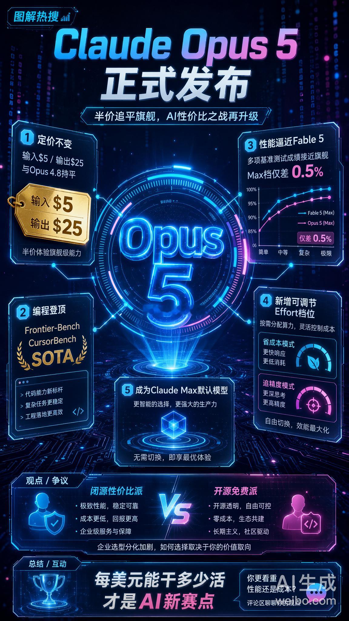 ClaudeOpus5发布 Anthropic 今天凌晨正式发布 Claude 