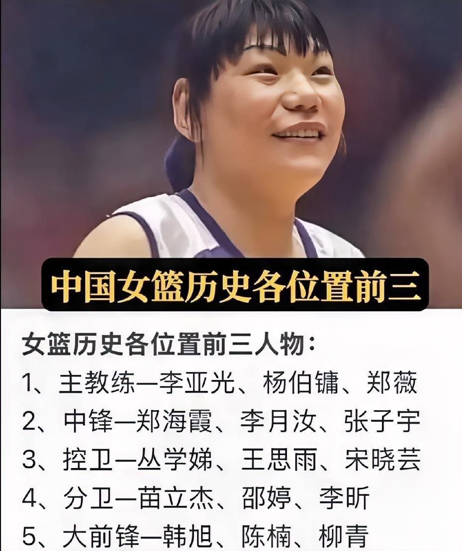 郑海霞、苗立杰、丛学娣入选历史最佳，谁不服？那是女篮的脊梁，是刻在荣誉墙上的名字