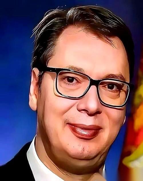 塞尔维亚总统武契奇，对着镜头直接喊话。
他说，自己政治生涯里“最重要”的一次访问