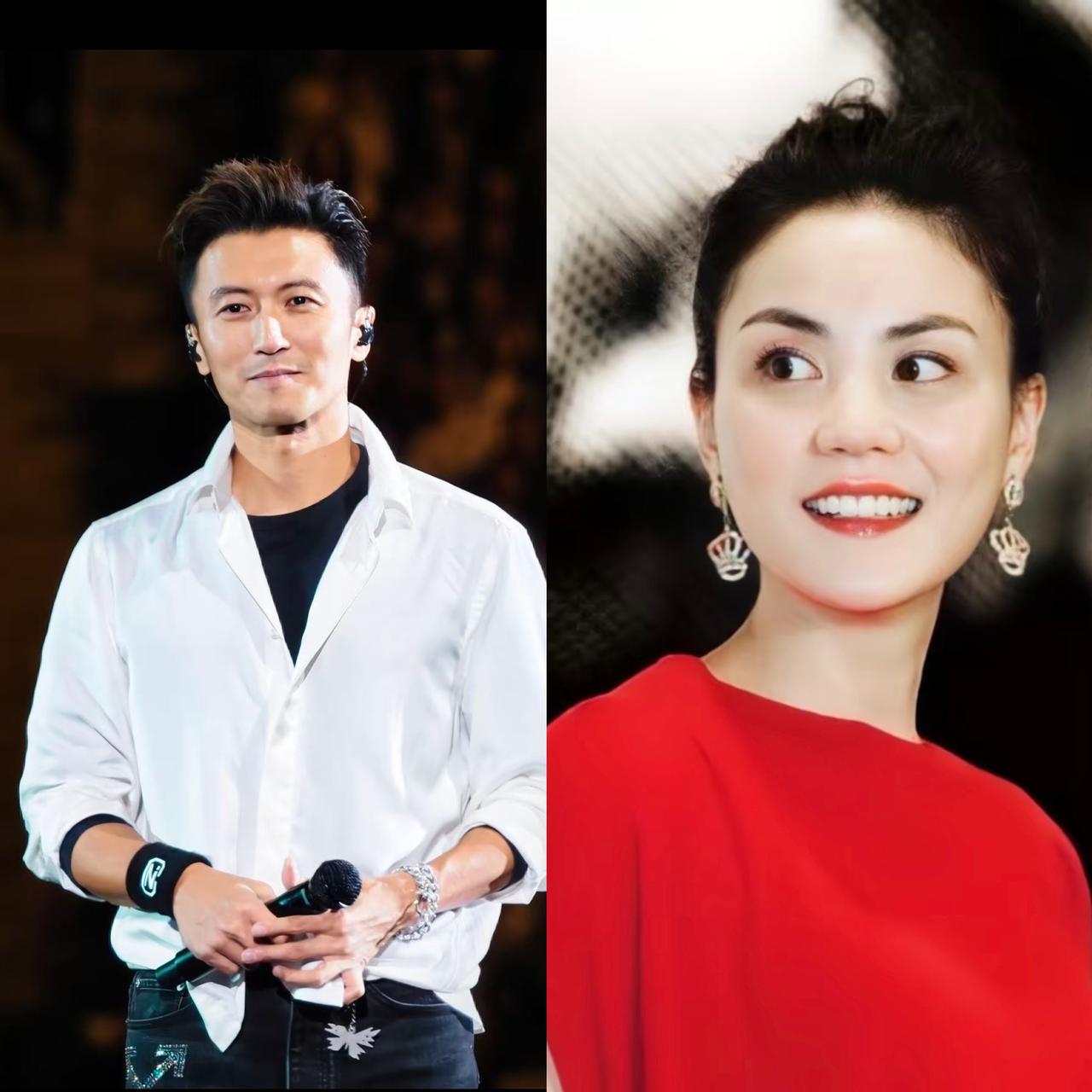 不知道为什么，
一直不是很喜欢谢霆锋和王菲在一起！
总有一种他俩不像情侣的感觉，