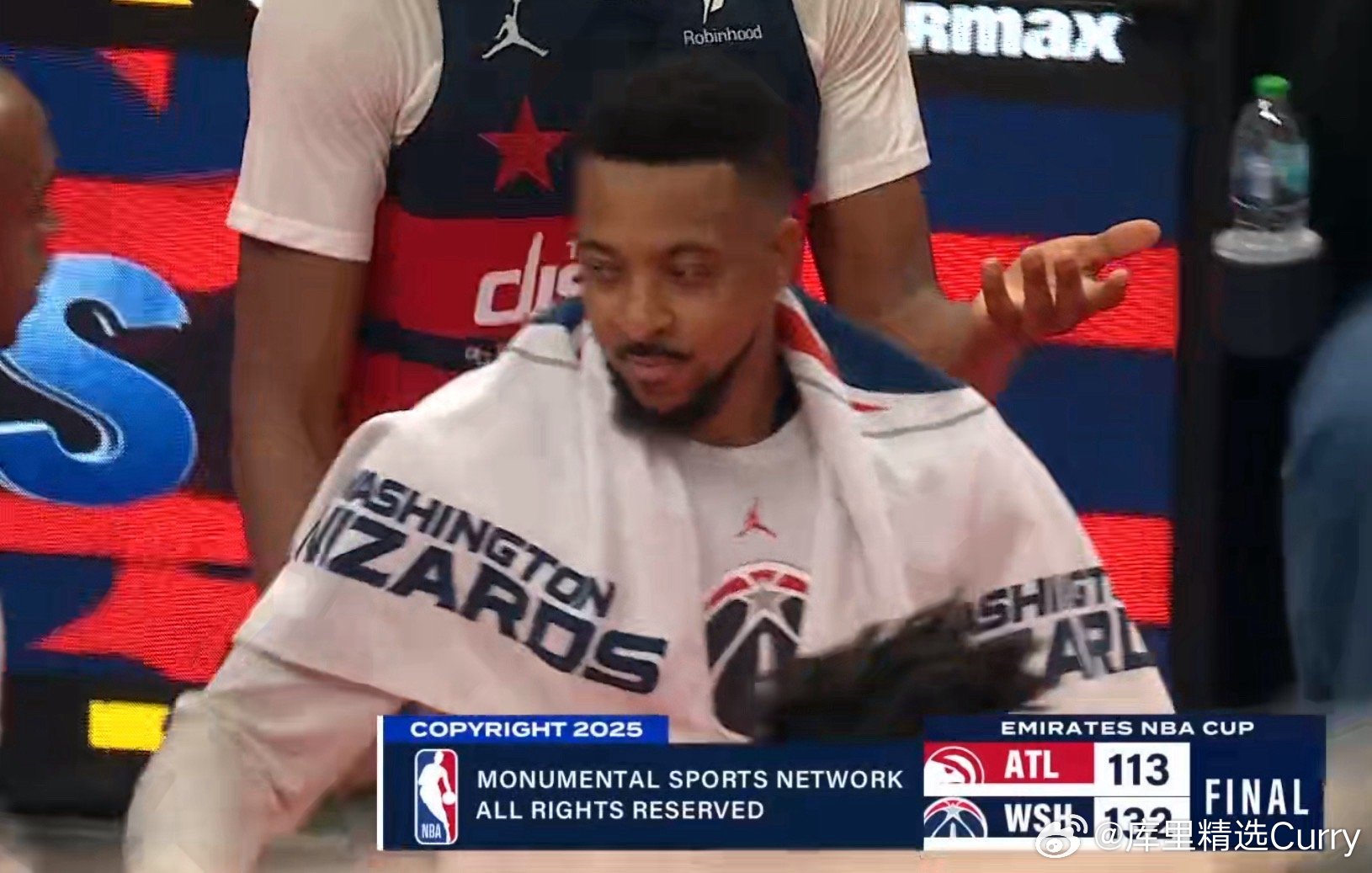 CJ暴砍46分，奇才132-113战胜老鹰，结束14连败 CJ三分13中10，砍