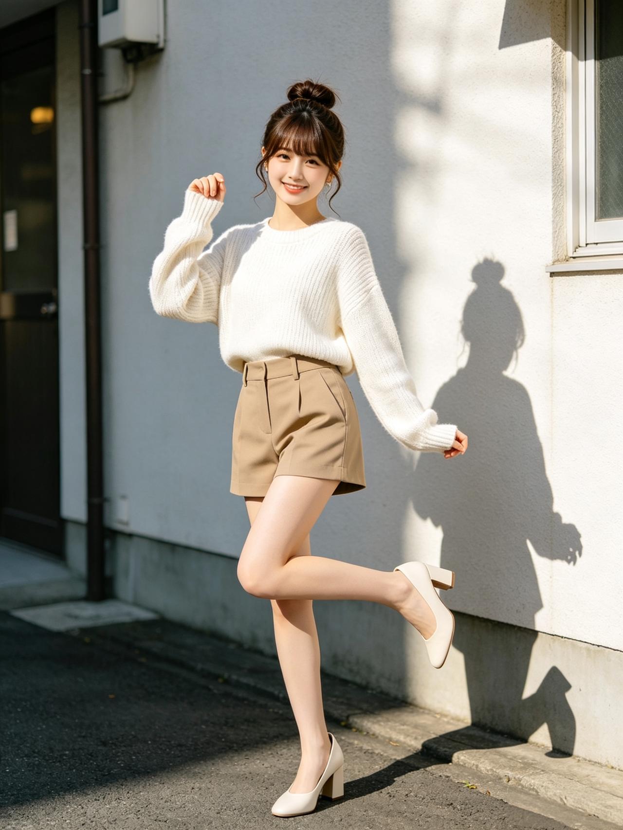 元气满满的一天，从微笑开始！😊🌞小个子女生如何选择穿搭？ 女人如何穿高跟鞋显
