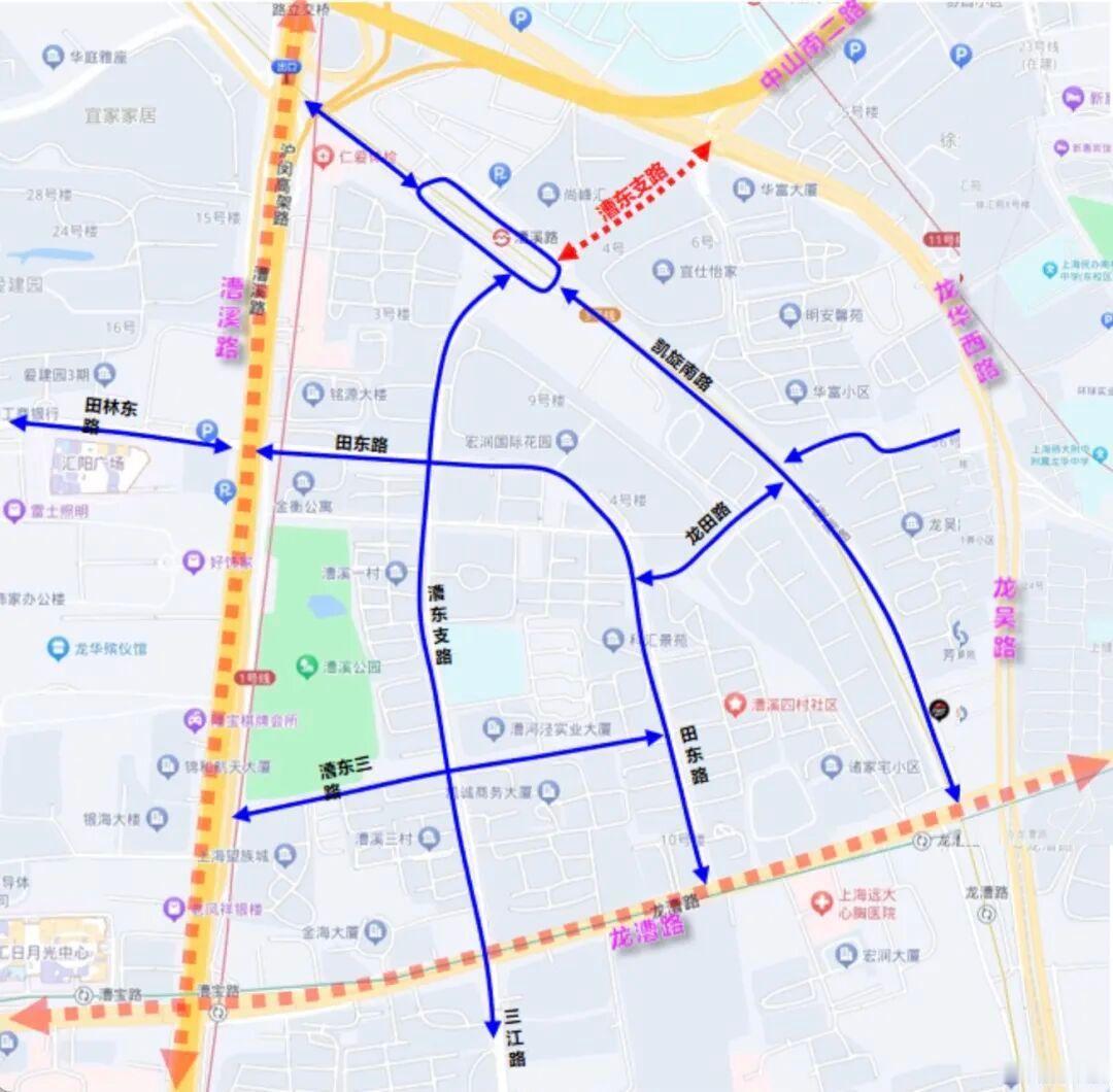 【通车！】200米，在城市路网中不过是短短一截，但徐汇区漕东支路（凯旋南路—中山