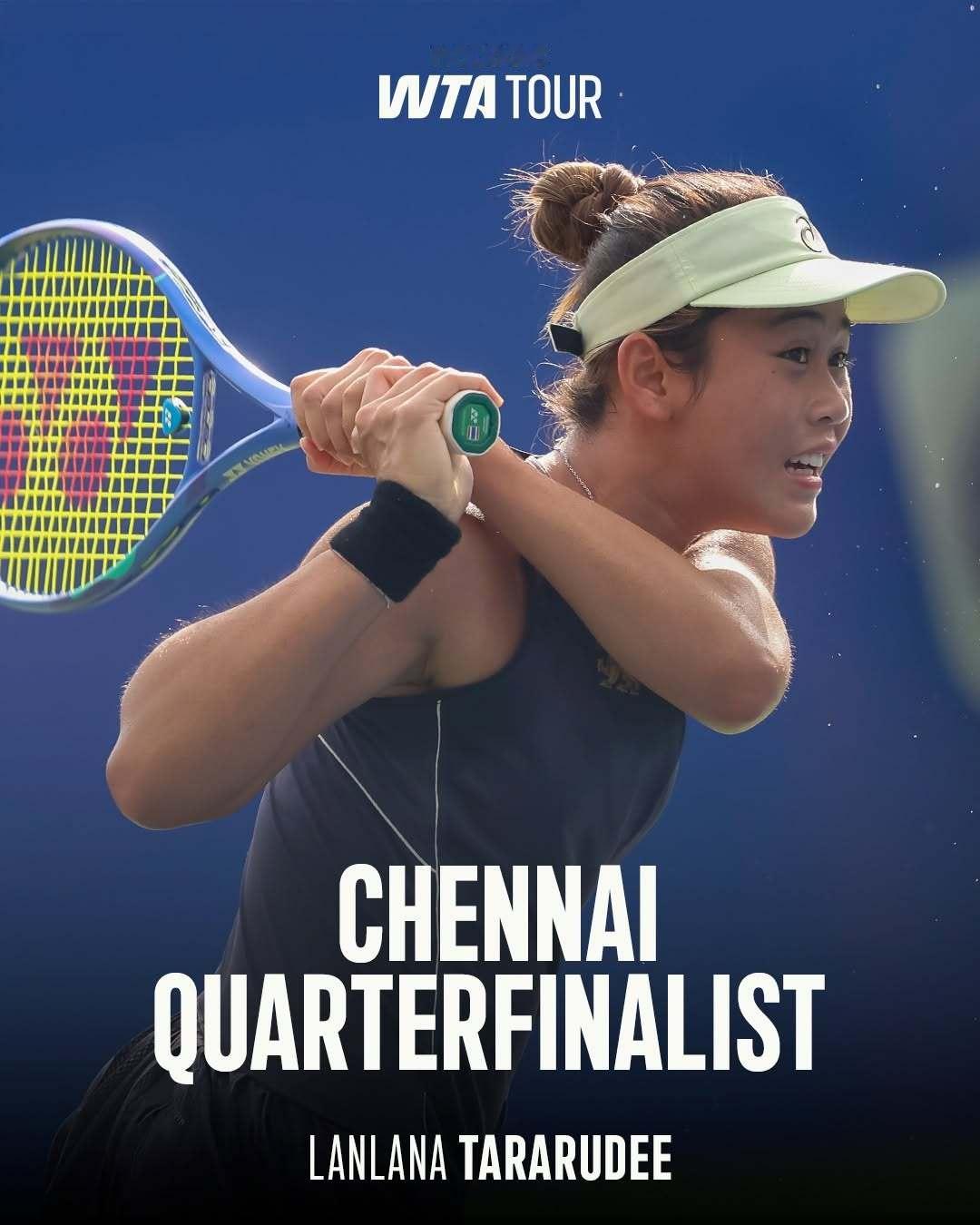 WTA250金奈站第二轮，塔拉鲁迪以2-6 6-3 6-3挑落头号种子森梅兹，职