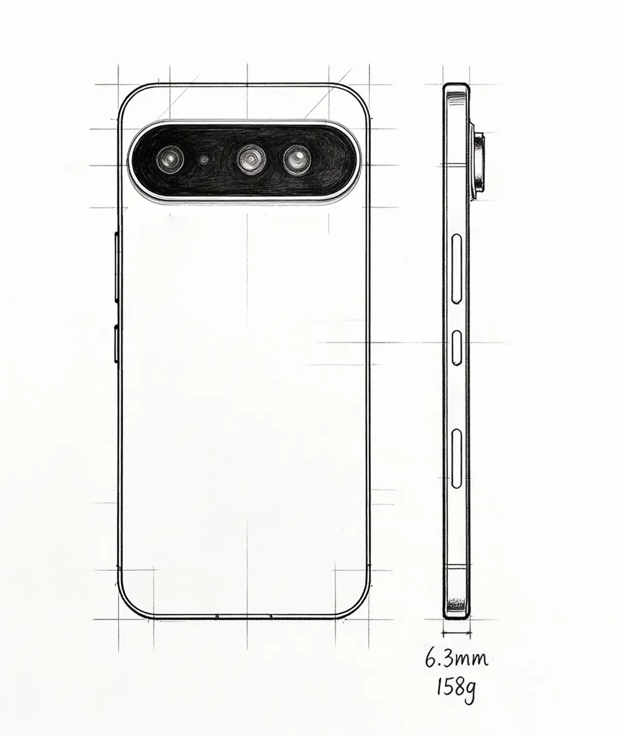 荣耀Air爆料图
机身刷新行业最轻纪录，三摄模组直接C位，大底主摄Pro同款，轻