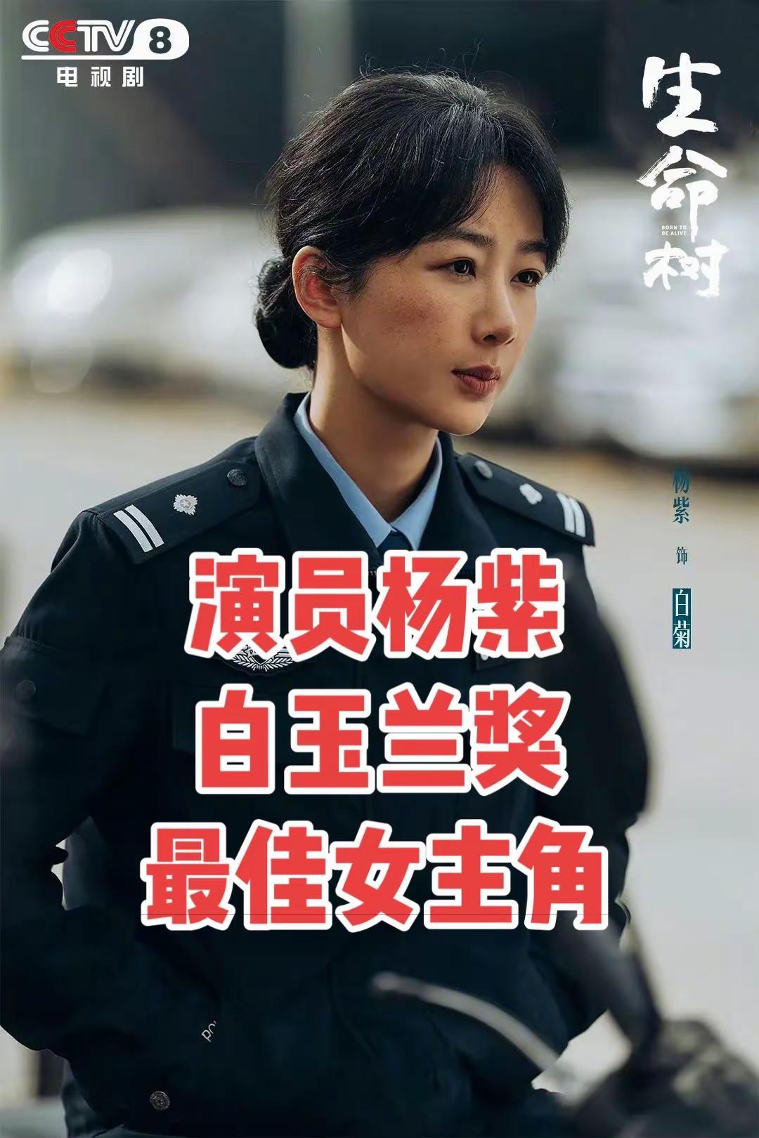 杨紫白玉兰奖最佳女主角！ 实力派演员杨紫实至名归！