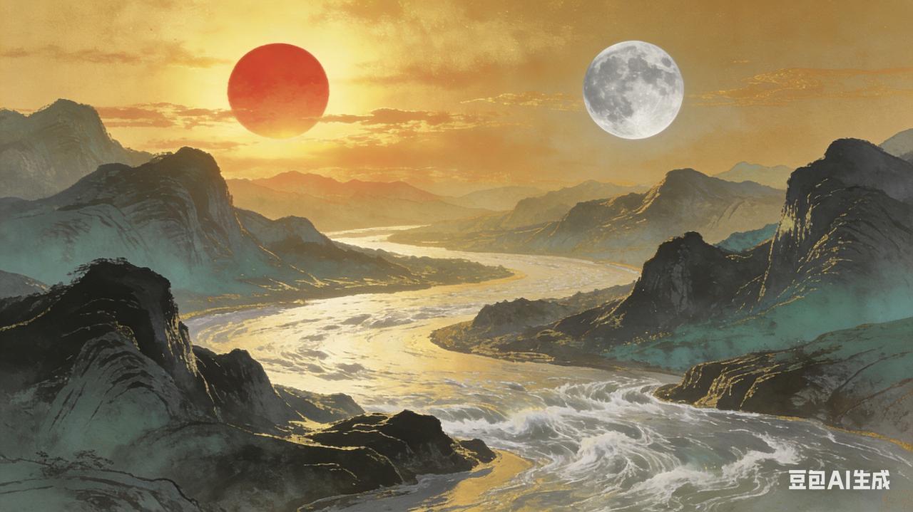 上联“天有日月星辰”，大气开阔，将苍穹之上的光明与万象尽数囊括，格局高远，尽显天