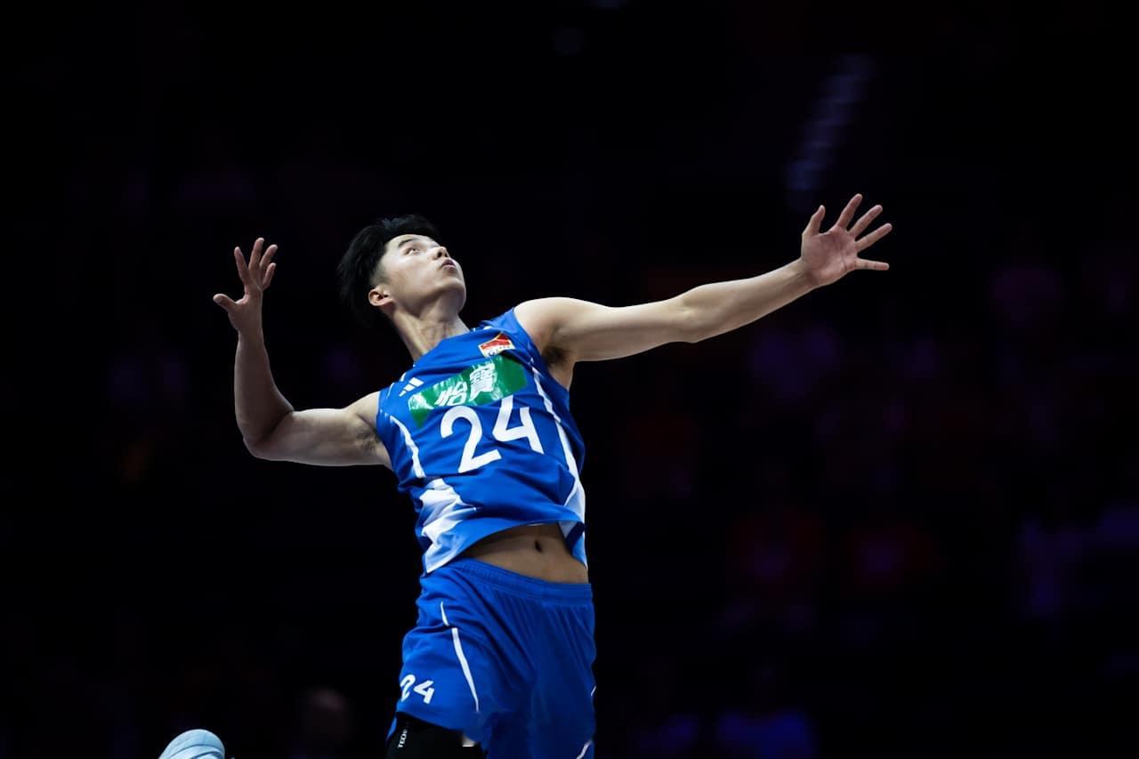 2026年世界男排联赛国家排球联赛中国男排vs比利时男排 第二局中国队在10分后