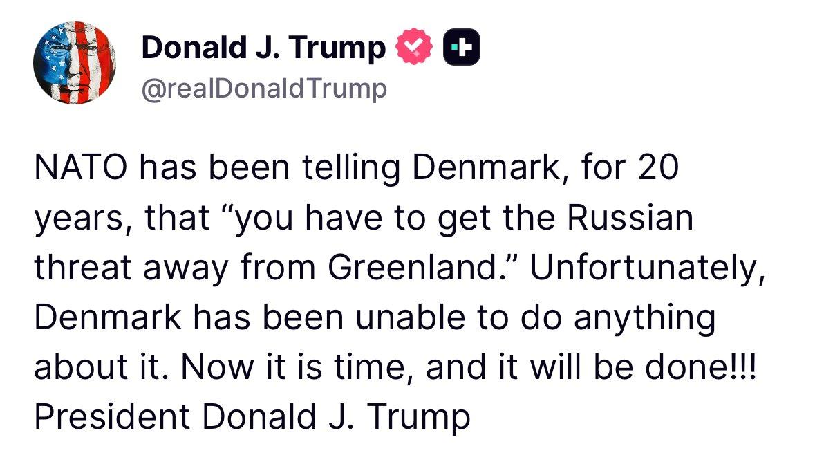 新闻快讯——刚刚美国白宫官方快速回应账号发布了特朗普（真实社交）帖子，内容如下：