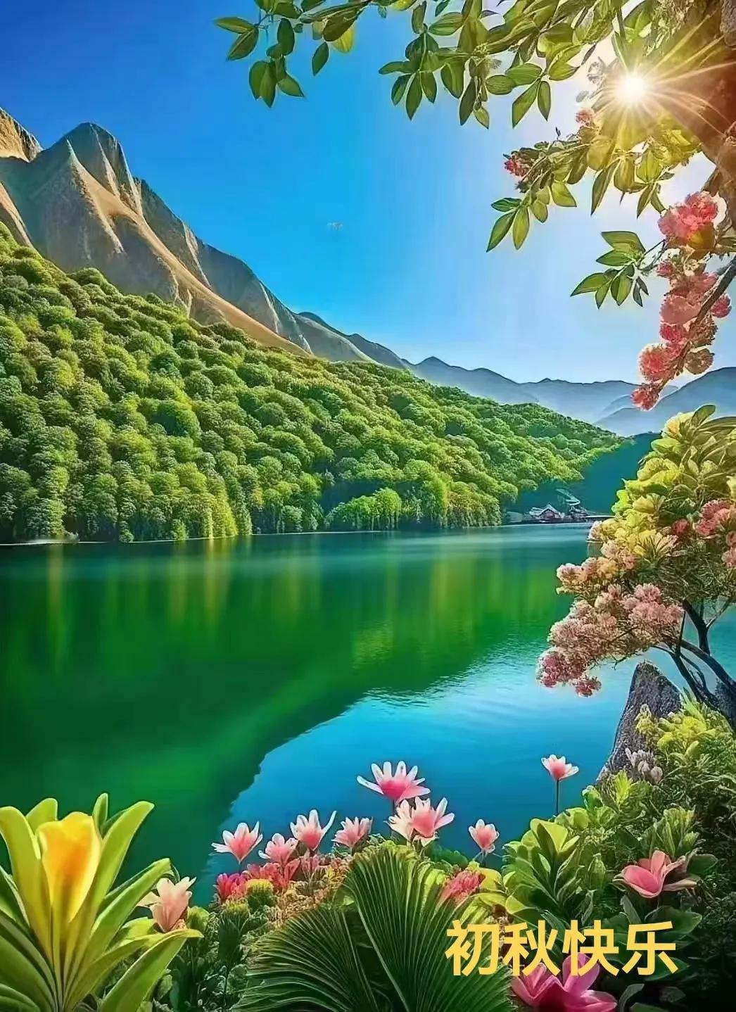 《秋韵赋》
 李家宁(福建)
时逢十月，秋光正好；季属三秋，韵意正浓。清风袅袅，