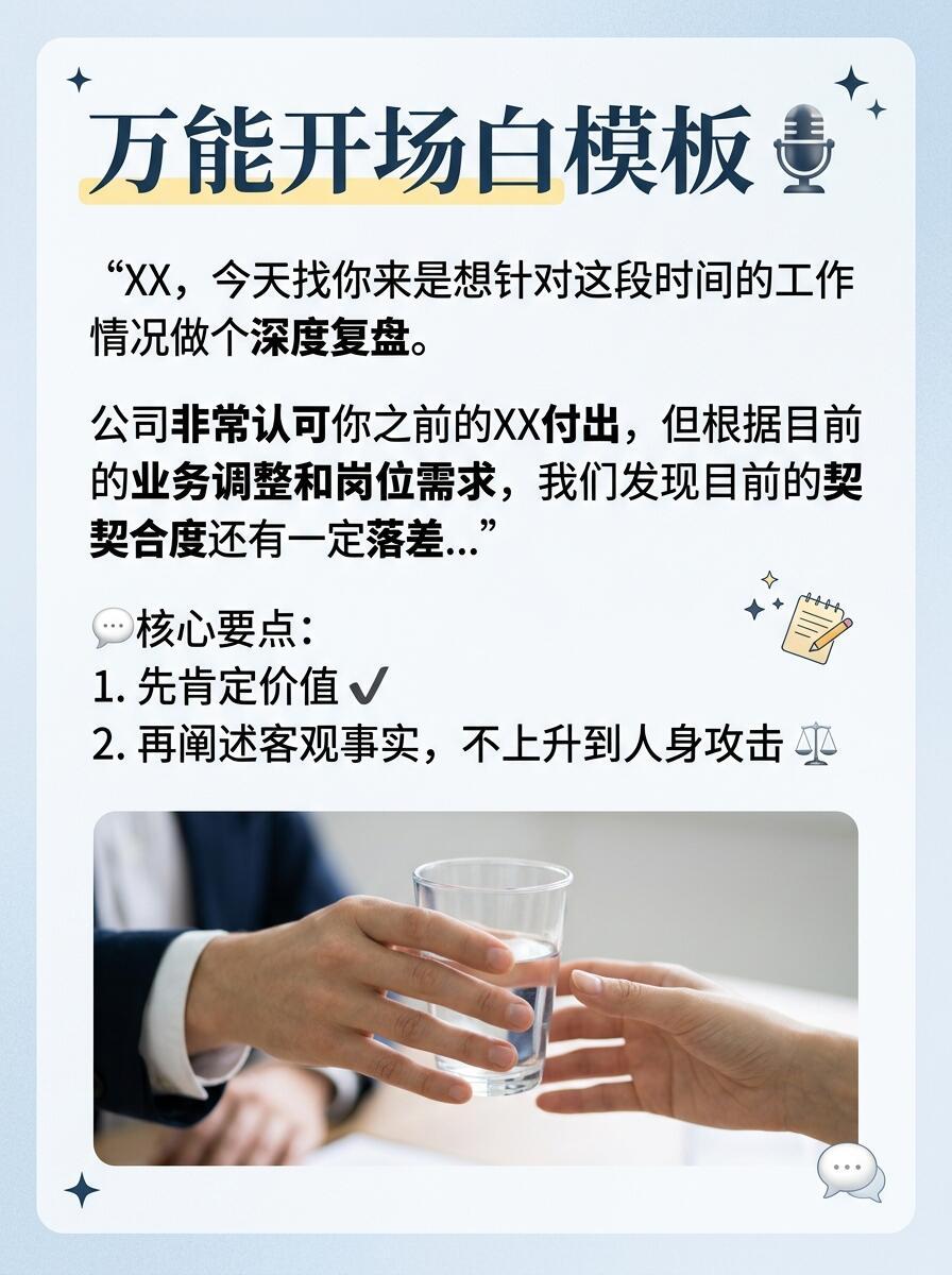 如何劝退员工？沟通讲究方式，合法不伤和气，双方保留体面。一种体面又冒犯的劝退方式