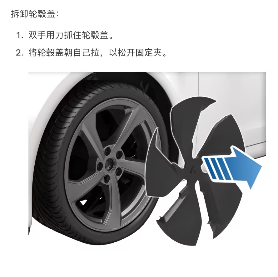 #差评说车# 刷到视频讲，某车型用螺丝来固定轮毂盖，一个轮毂21个螺丝，4个轮一