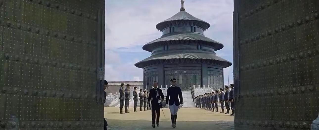 《北京五十五日》这老电影牛啊，三个月就造出了一座“北京城”，古称建筑最后很到位啊