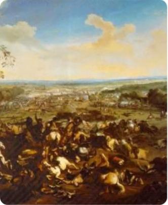 马尔普拉凯战役
在1709年的秋天，欧洲大陆的战火再度燃起，马尔普拉凯战役成为当