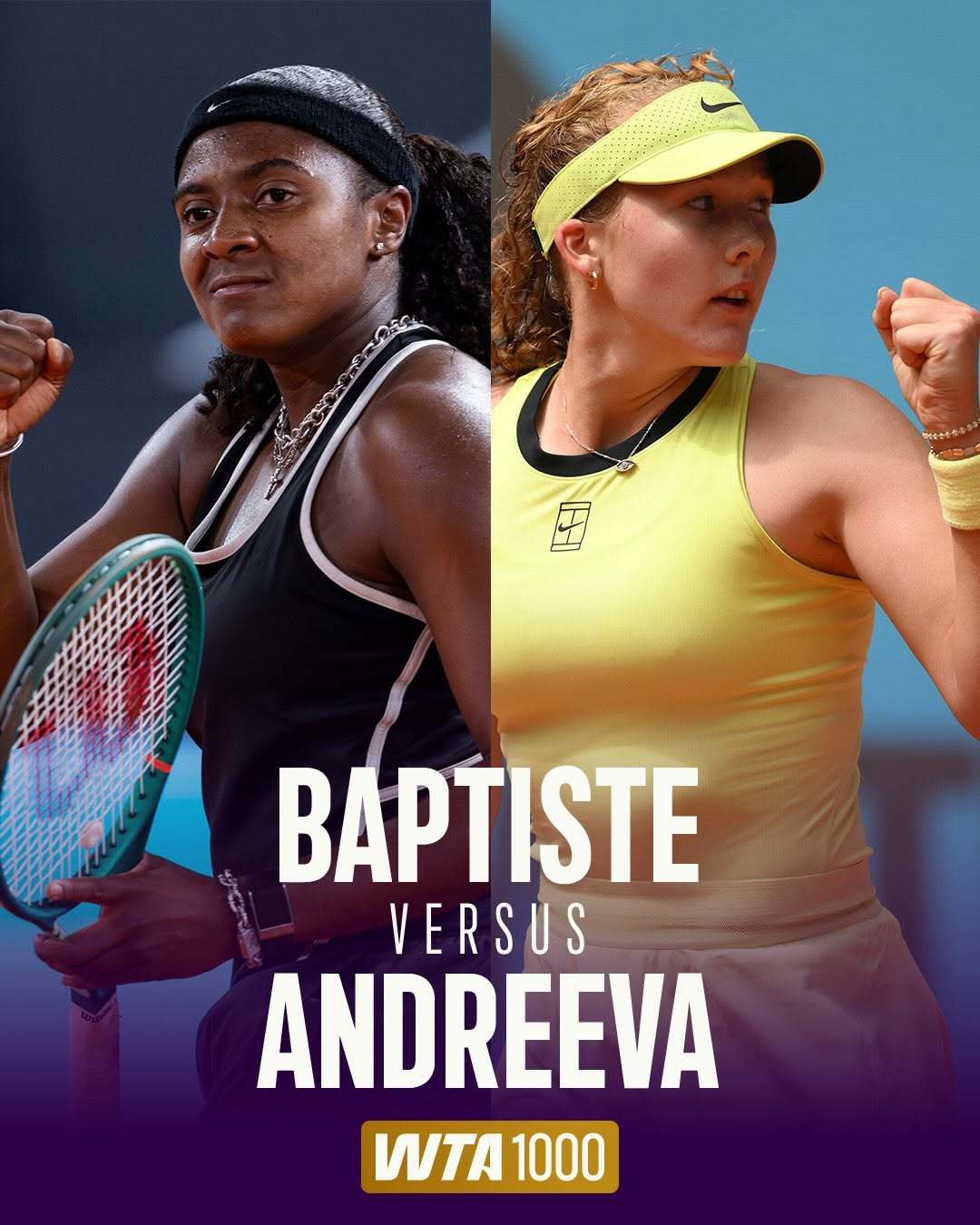 WTA1000马德里站半决赛即将开打两场比赛你预测的胜者是？ 