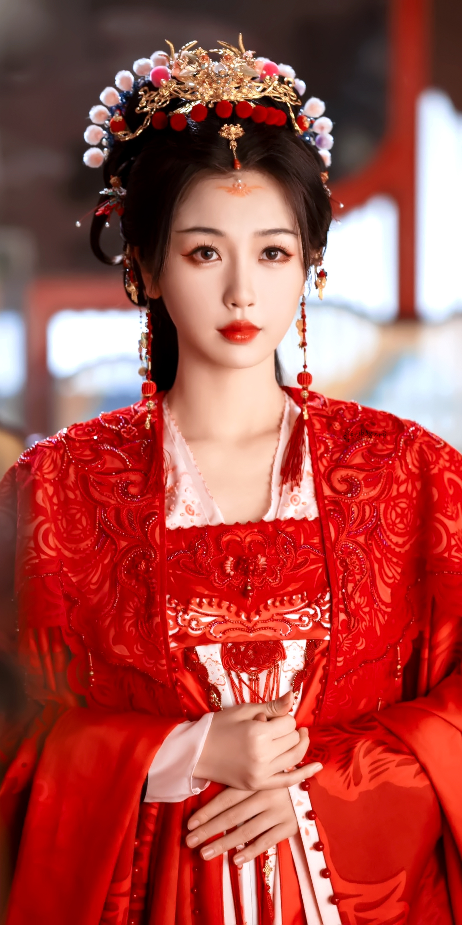 凌妙妙｜壁纸尺寸#慕声妙妙额纹合起来是朵莲花# ​​​