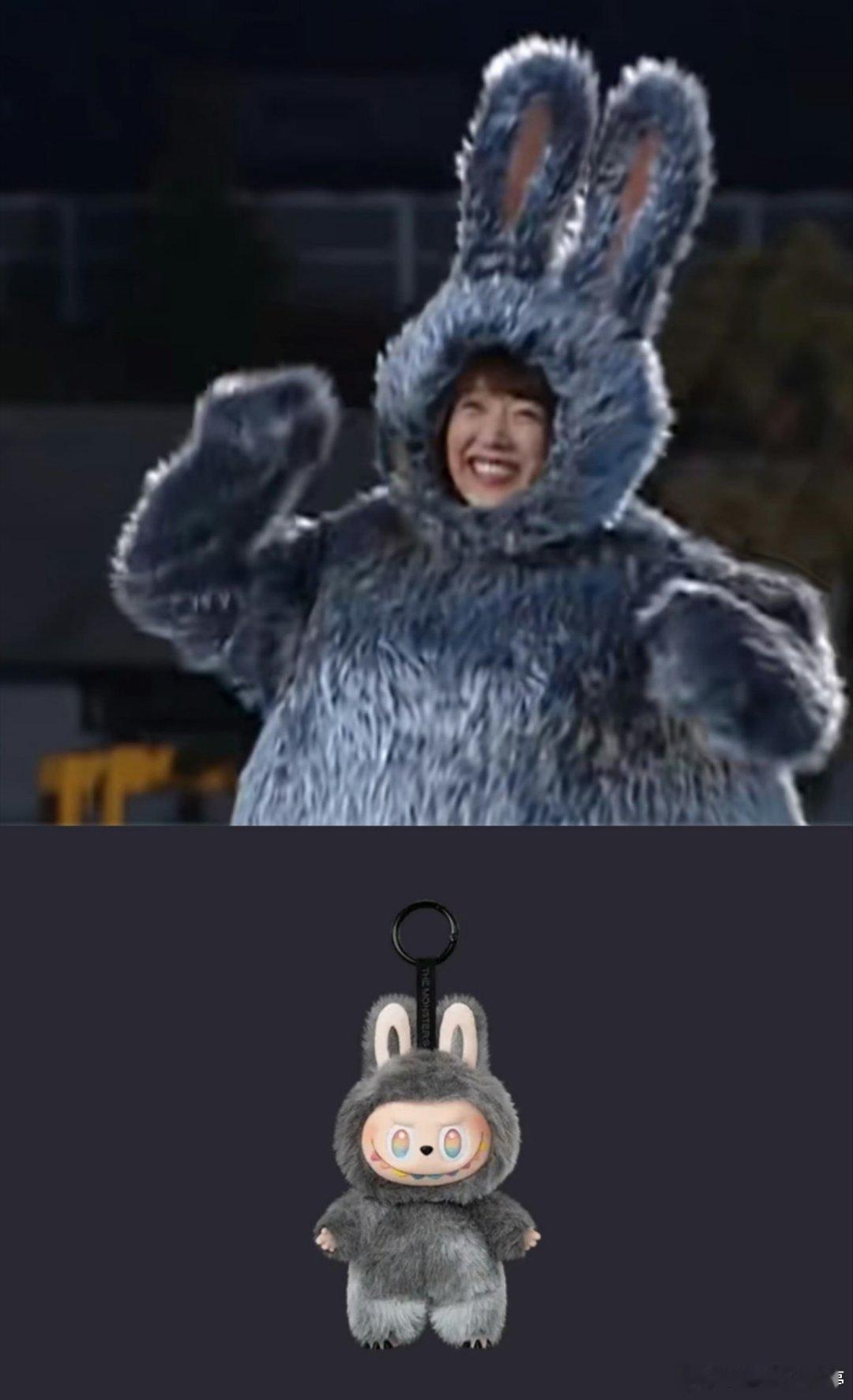 原来labubu早就出现在搞笑一家人了我就说labubu其实是兔子吧🐰 