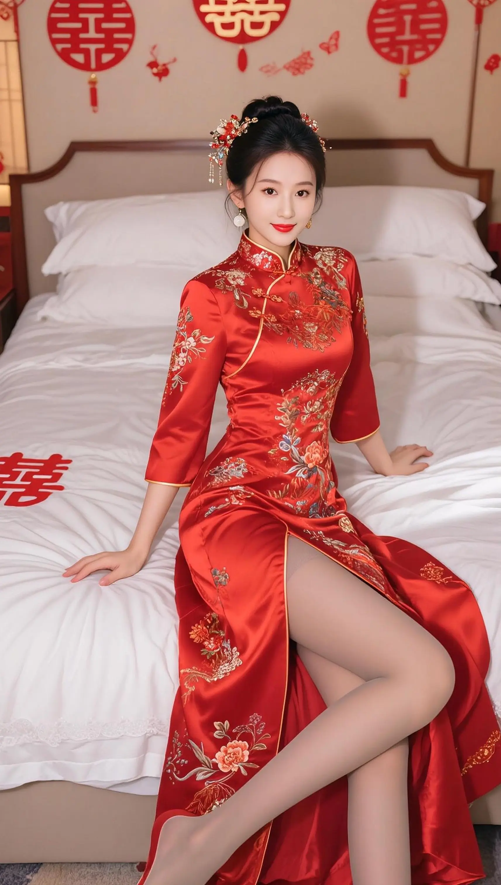 AI中式婚韵写真 ai创作