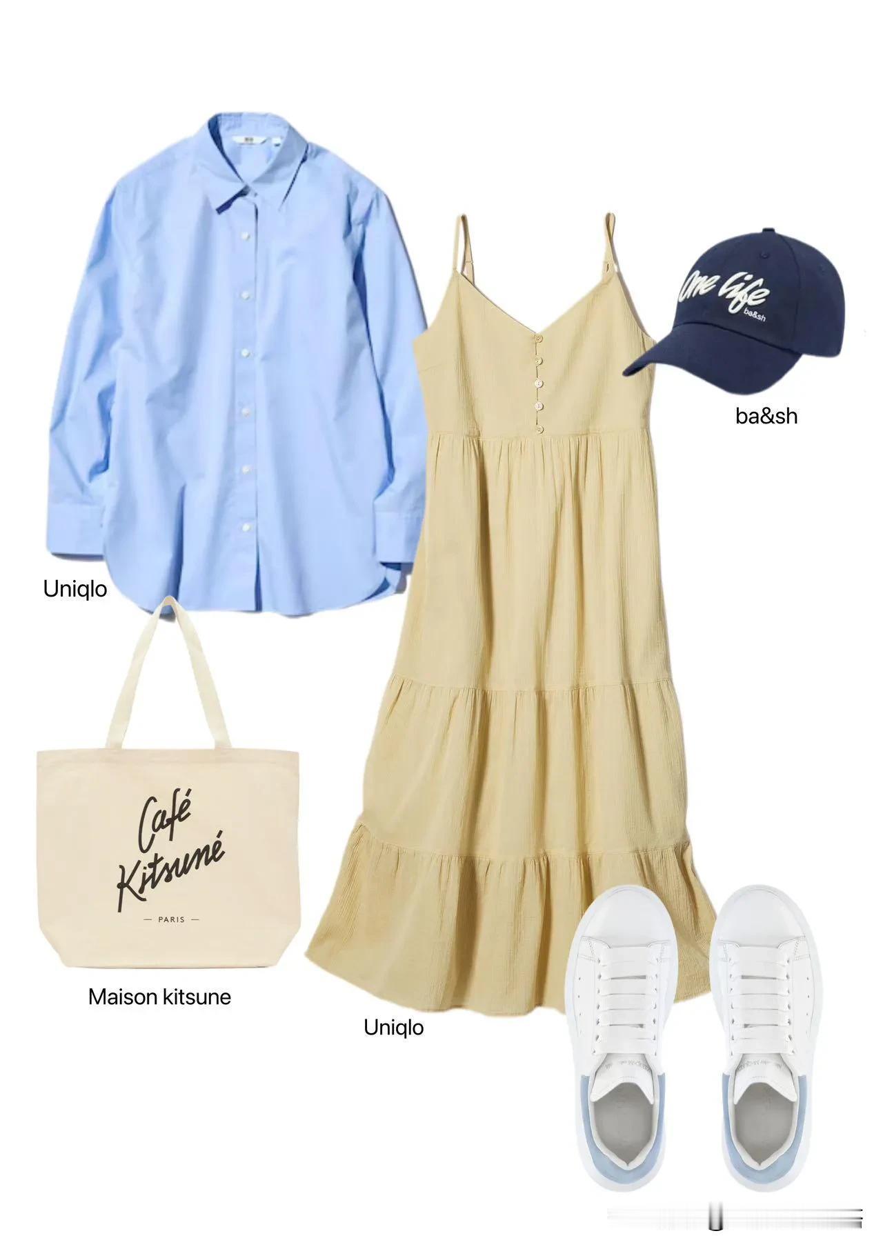 
夏日胶囊衣橱☕｜一鞋👟多搭➕一衣多穿的夏季胶囊衣柜look
#Fashion