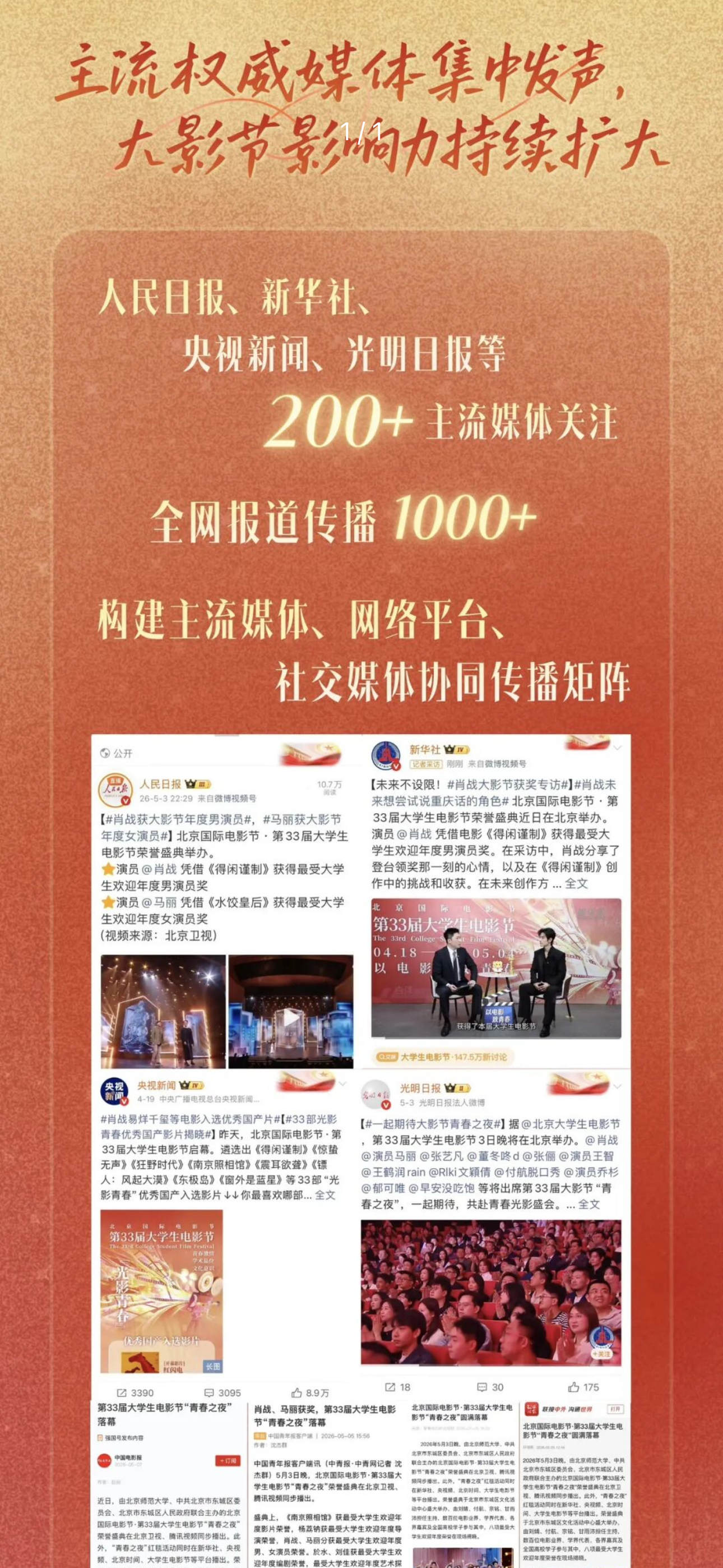 嘿嘿大影节战报，好多肖战大影节影帝还上了一把世趋 
