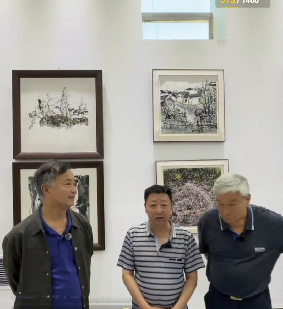 沈巍参观李学功艺术馆，这个展馆比较特殊，平时不对外开放，只是特殊情况下向收藏家、