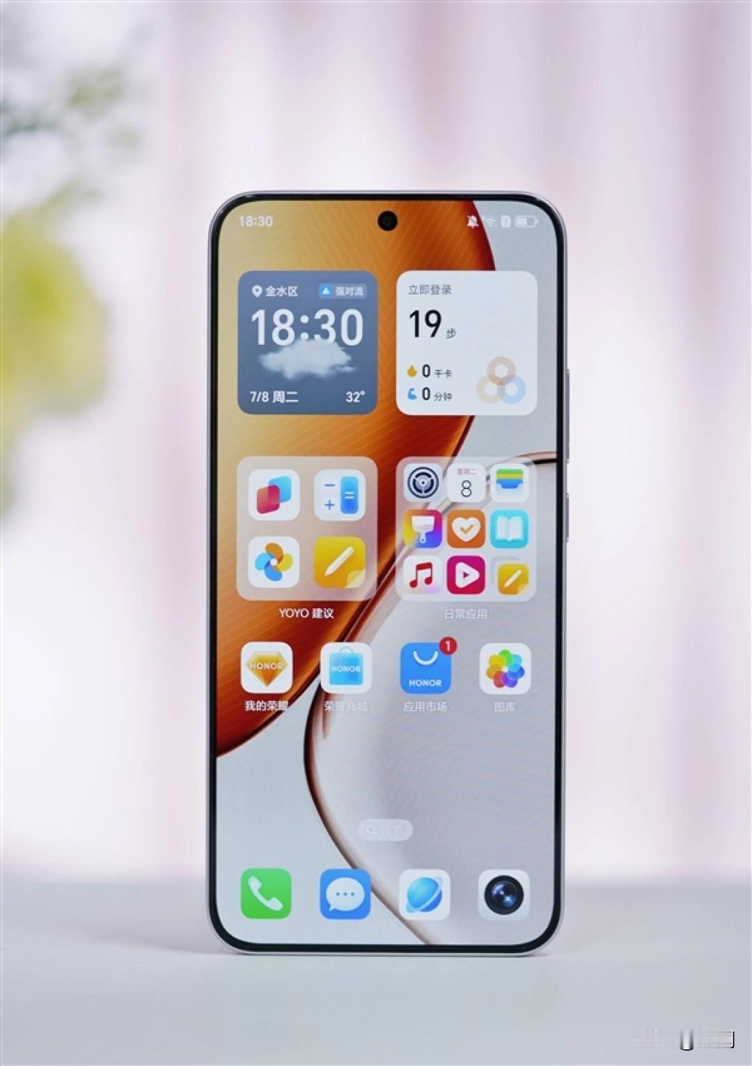 【清平乐•手机】
一机在手，海角天涯走。
说话聊天微信守，游戏通宵打够。
学生误