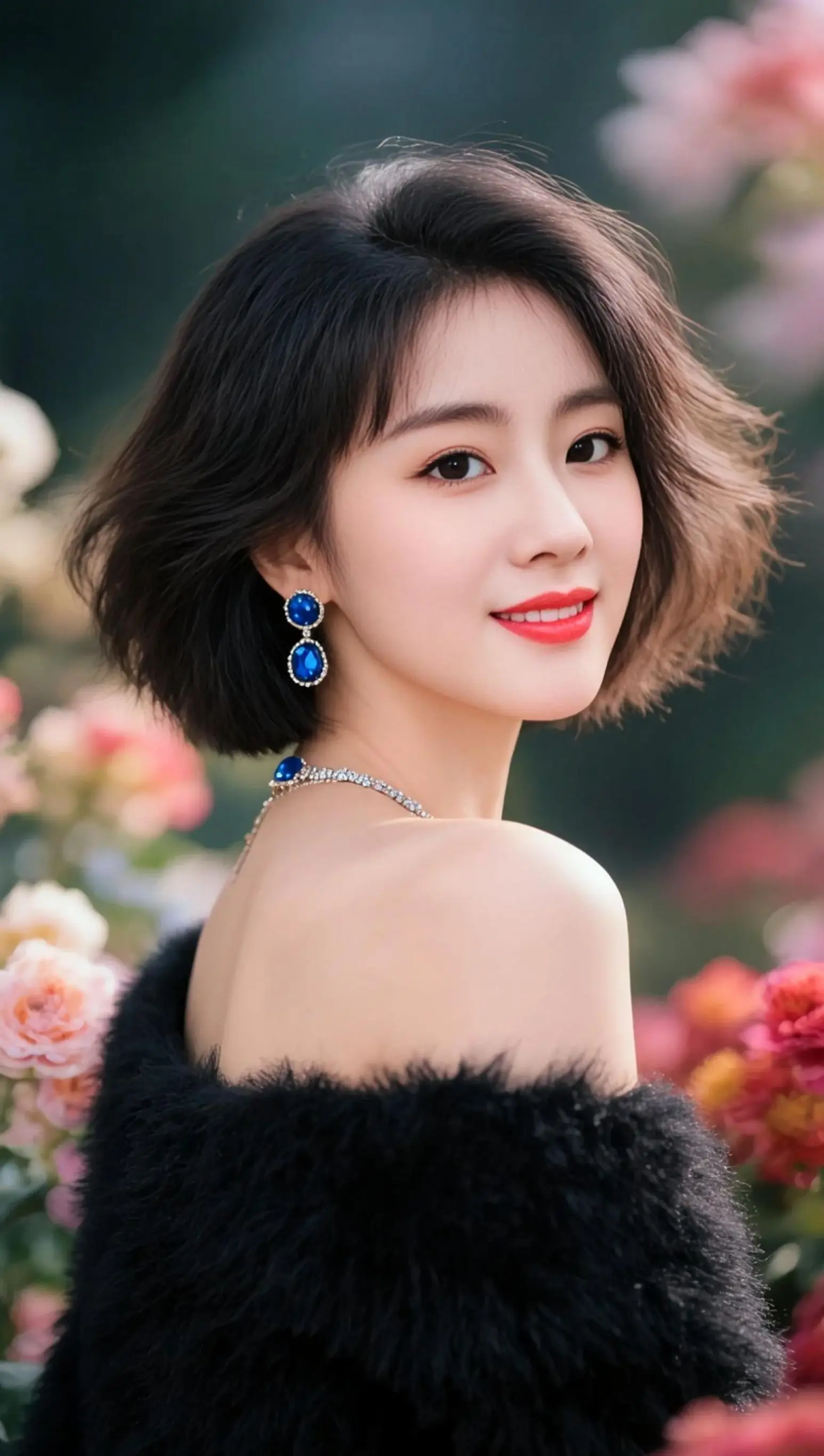 AI短卷发写真  ai创作