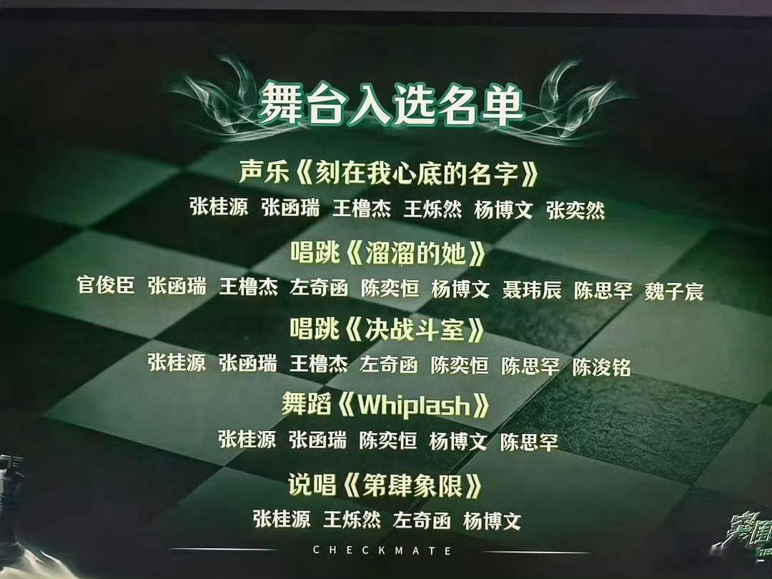 杨博文第肆象限考核杨博文张桂源张函瑞报4中4 杨博文 张桂源 张函瑞三人就是这么