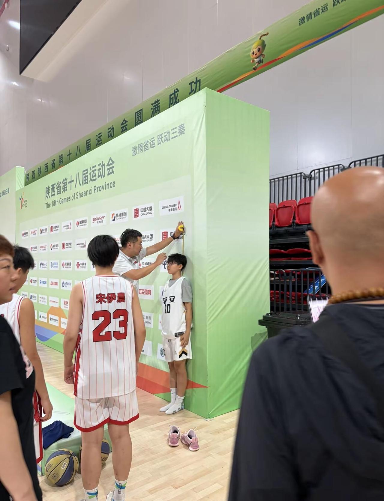 省篮排中心选材小组在赛区进行部分优秀队员选拔测试！陕西省第十八届运动会 女子篮球