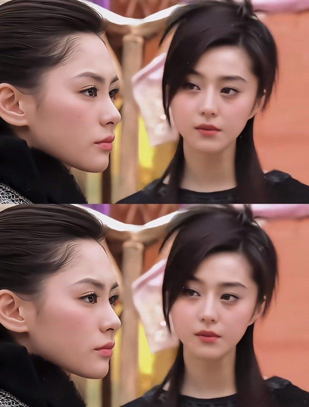 阿娇的面部折叠度绝了，完美的骨相美人 