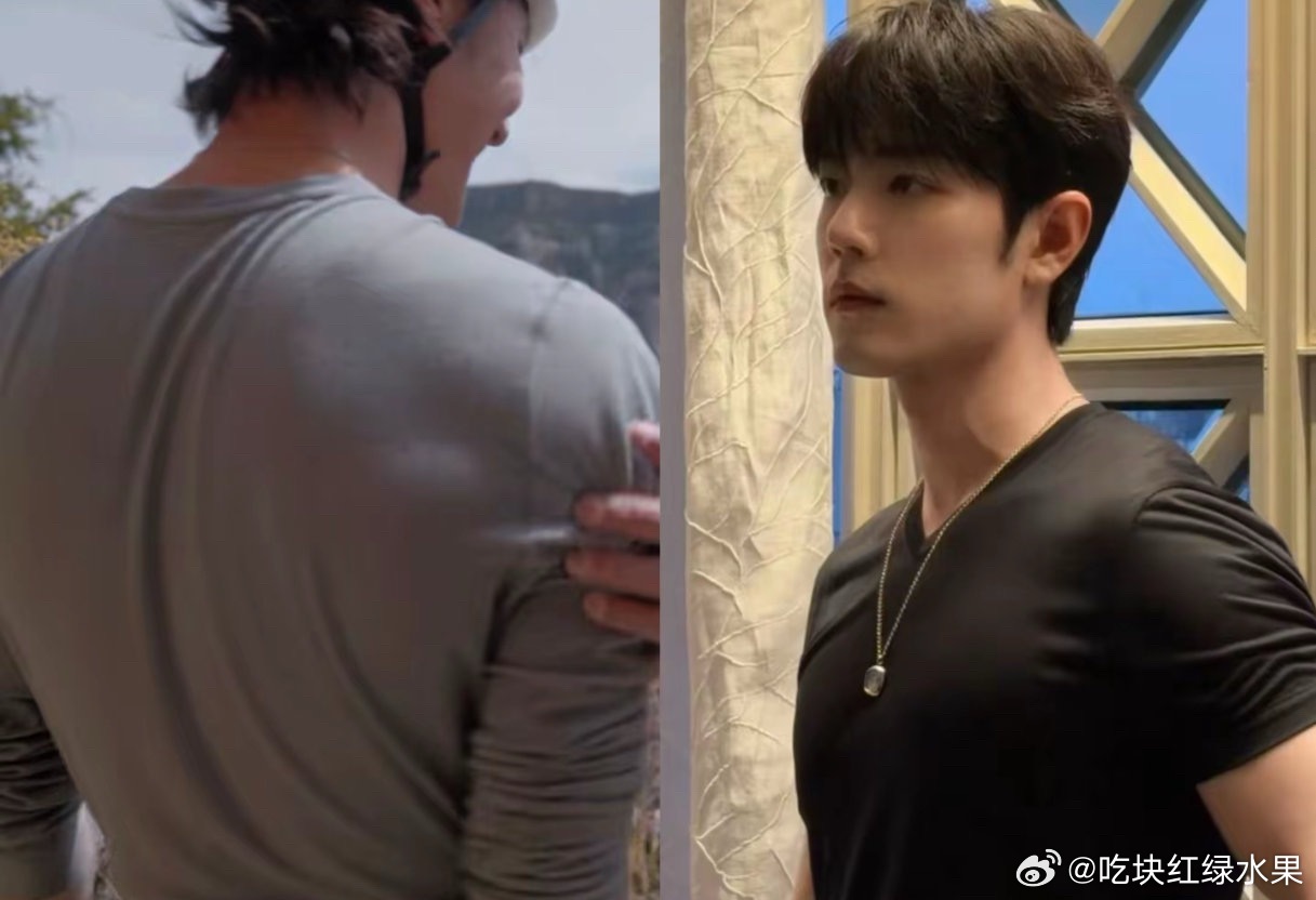 我去 王一博肖战身材都好好 坚实的肌肉 完美的线条 两个人都很自律！！！王一博告