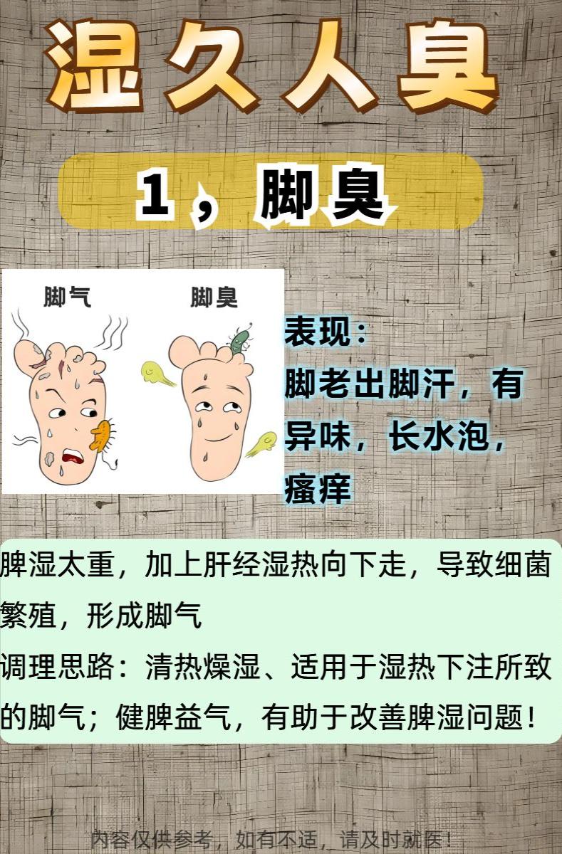 “湿久人臭”，湿气一重，身上就臭！中医分享四个小方法，教你祛湿灭臭！

#健康科