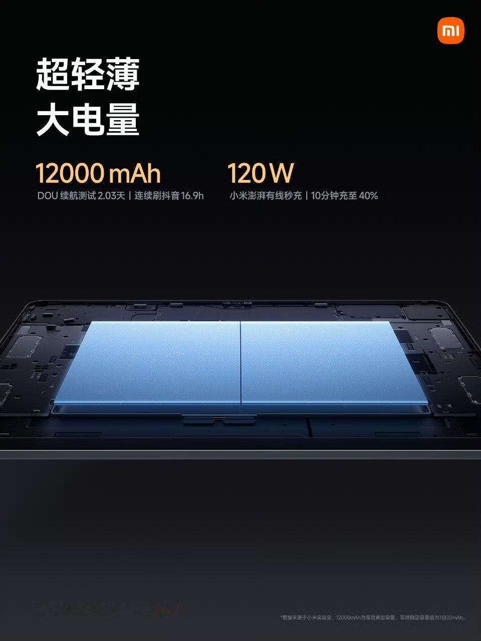 小米平板7Ultra搭载玄戒O1 旗舰处理器，性能全面升级，全场景高能在线。日常
