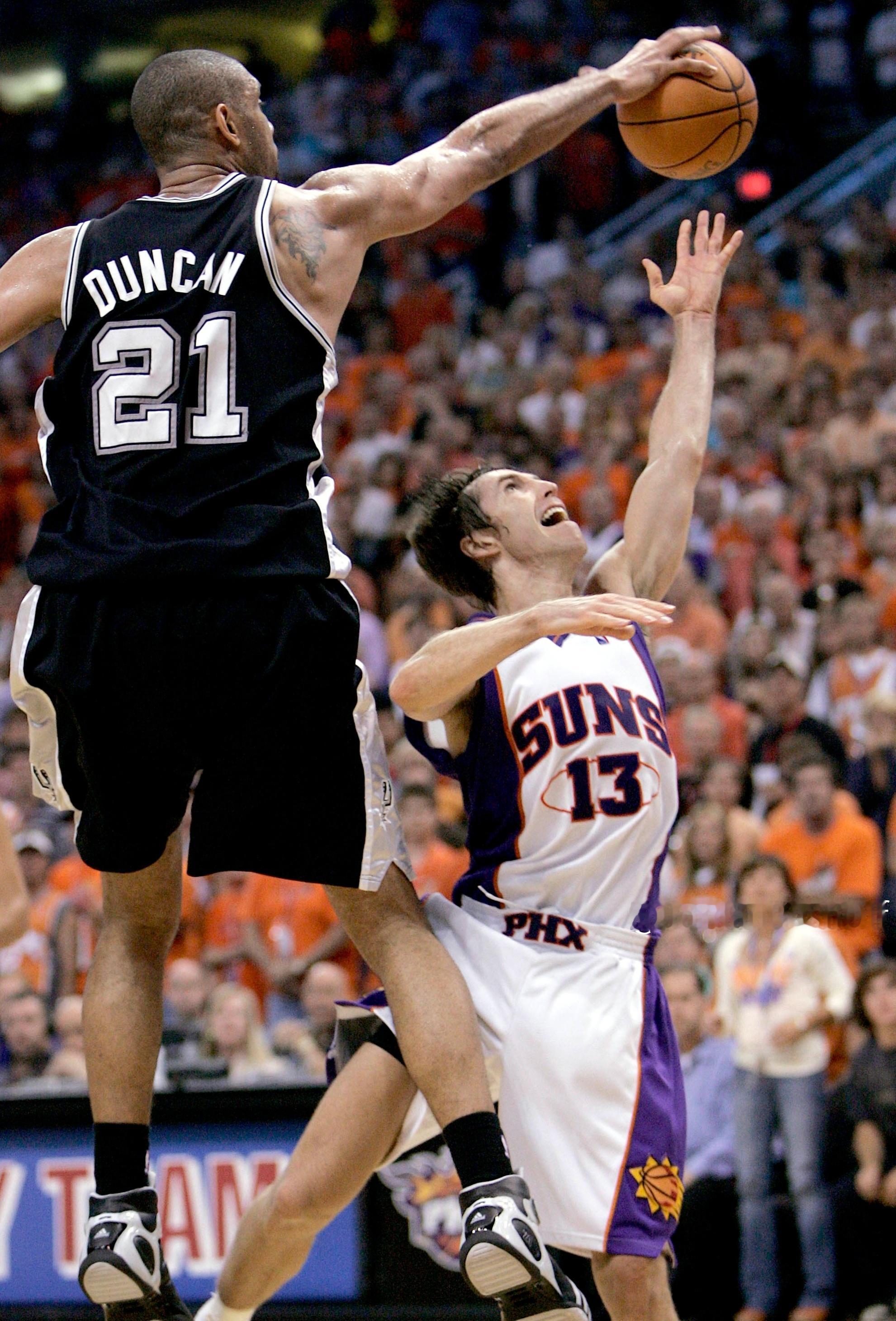 Tim Duncan Vs. Steve Nash 2007nba邓肯史蒂夫纳什
