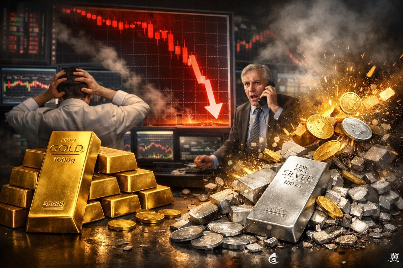 黄金从被抢空到暴跌仅用3天 金价28分钟内暴跌380美元 1月29日晚间，国际贵