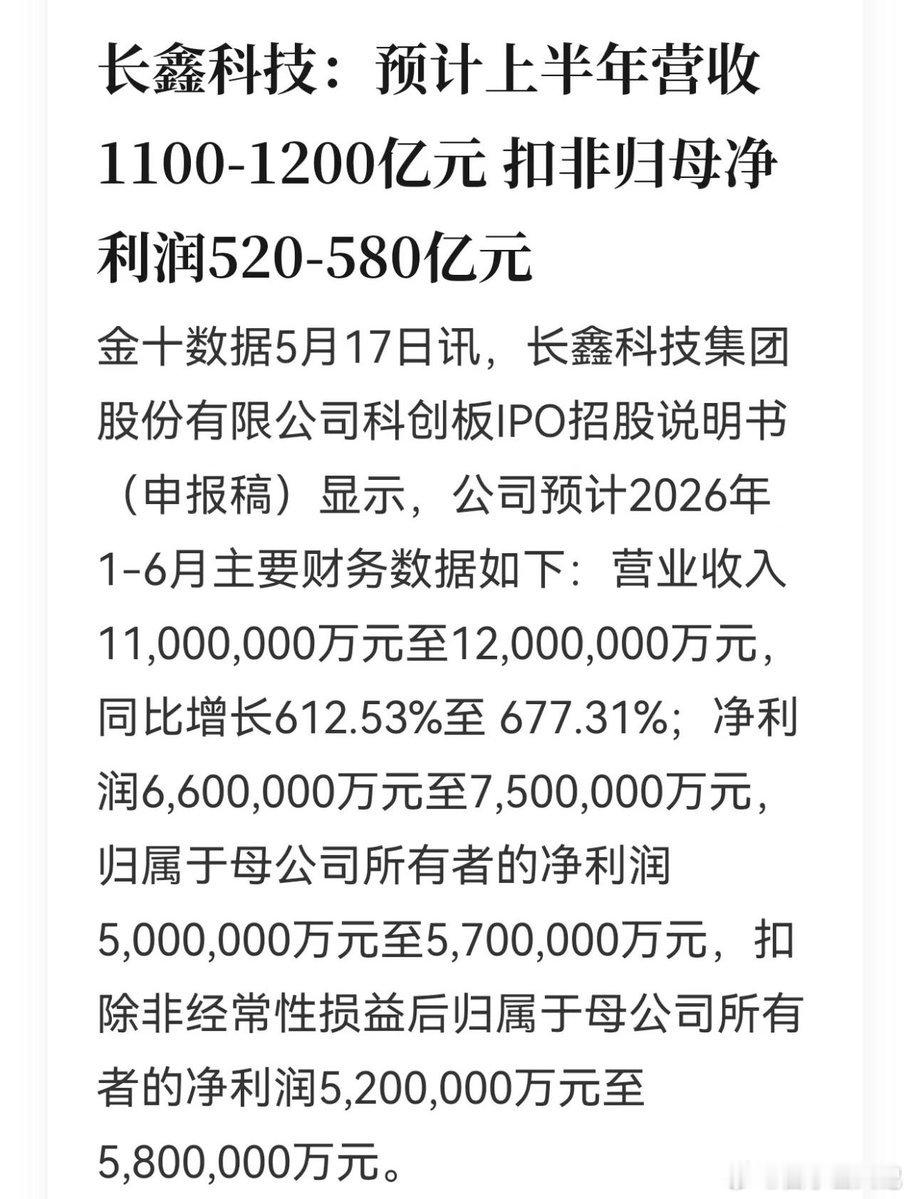 长鑫科技上半年净利润660-750亿人民币，差不多100亿美金了，相当于一个闪迪