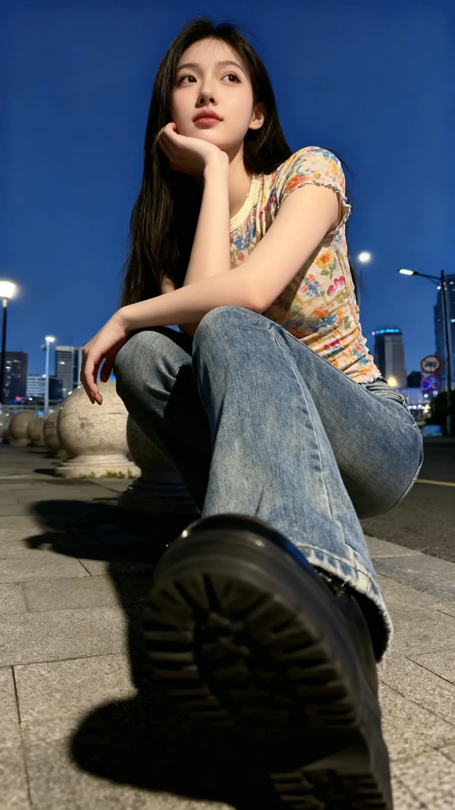 紧身牛仔裤 壁纸 街头穿搭 每个动作都是用汗水换来的 图集