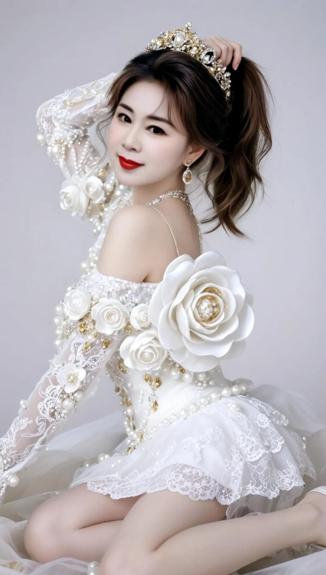 AI纯白甜美写真 ai创作